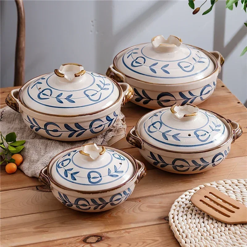 Home Cooking In Japanese - Ceramic Casserole Japanese Clay Soup Pot