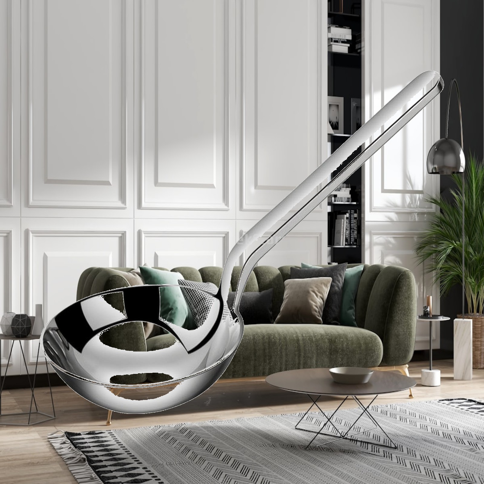 Home Cooking Restaurant - Soup Ladle One-Piece Soup Ladle with