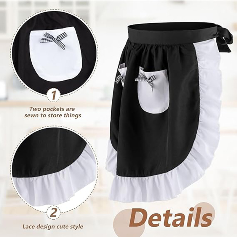 Elegant Lace Short Apron With  - Home Cooking Services review and price
