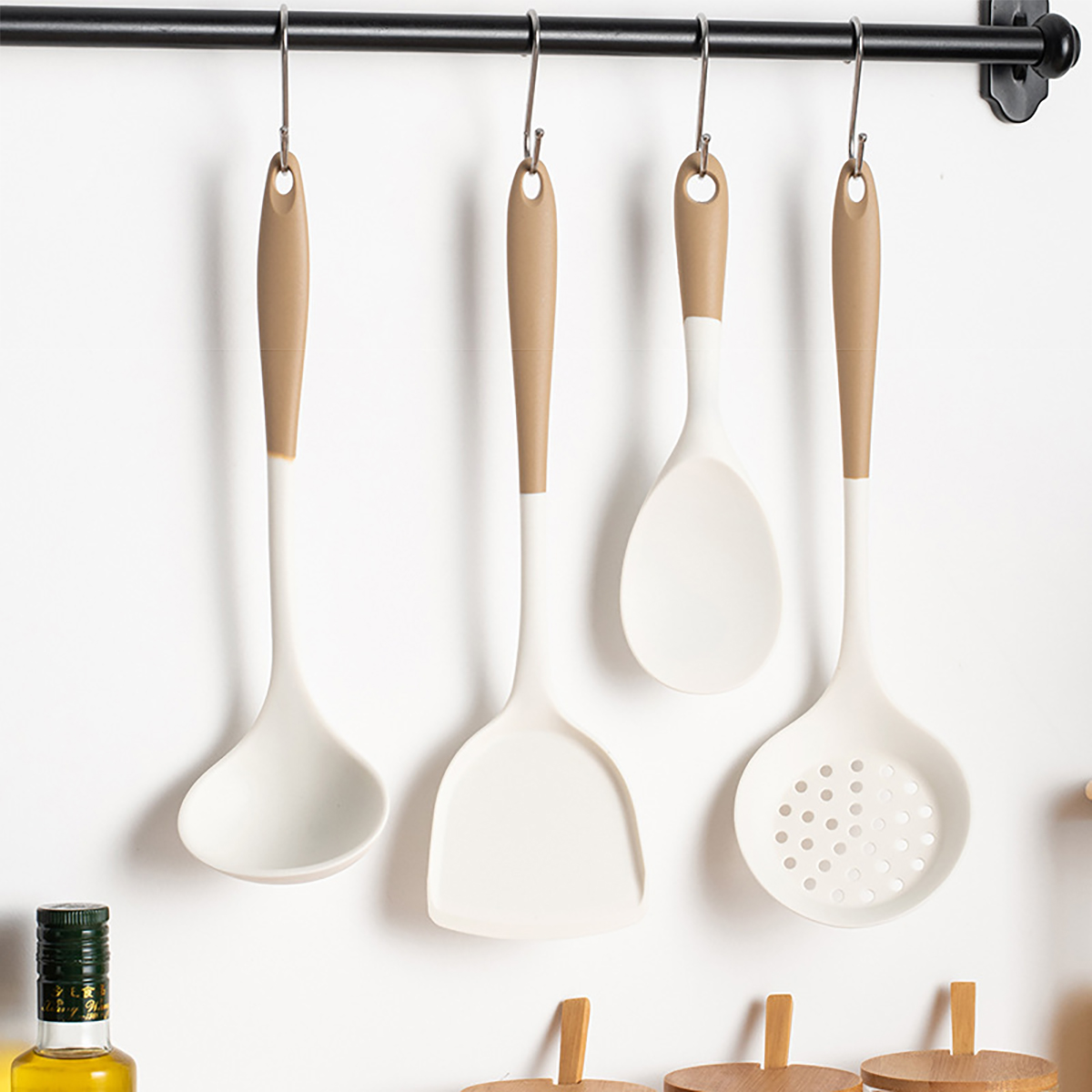 4pcs Silicone Kitchenware Uten - Home Cooking Services review and price