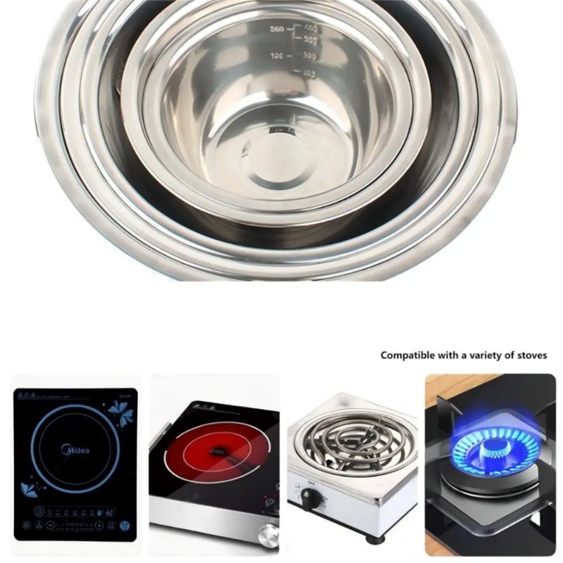 Stainless Steel Mixing Bowls P - Home Cooking Services review and price