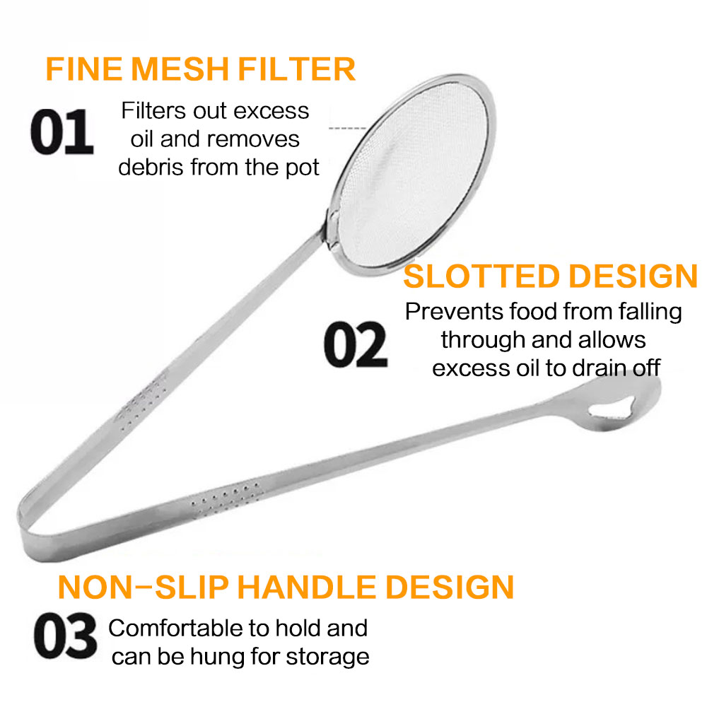 Stainless Steel Fine Mesh Stra - Home Cooking Oil Filter review and price