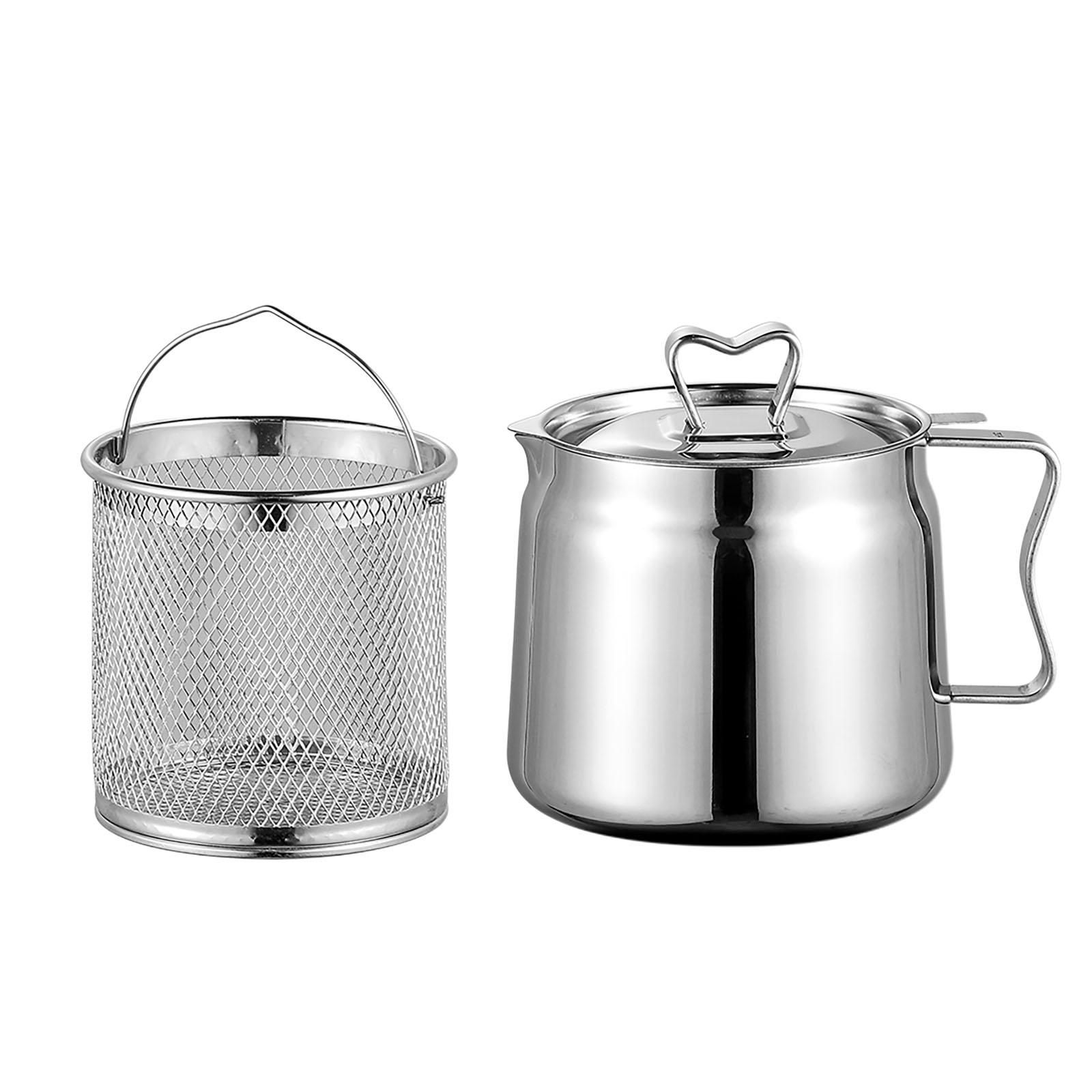 Deep Fryer Set Stainless Oil F - Home Cooking Oil Filter review and price