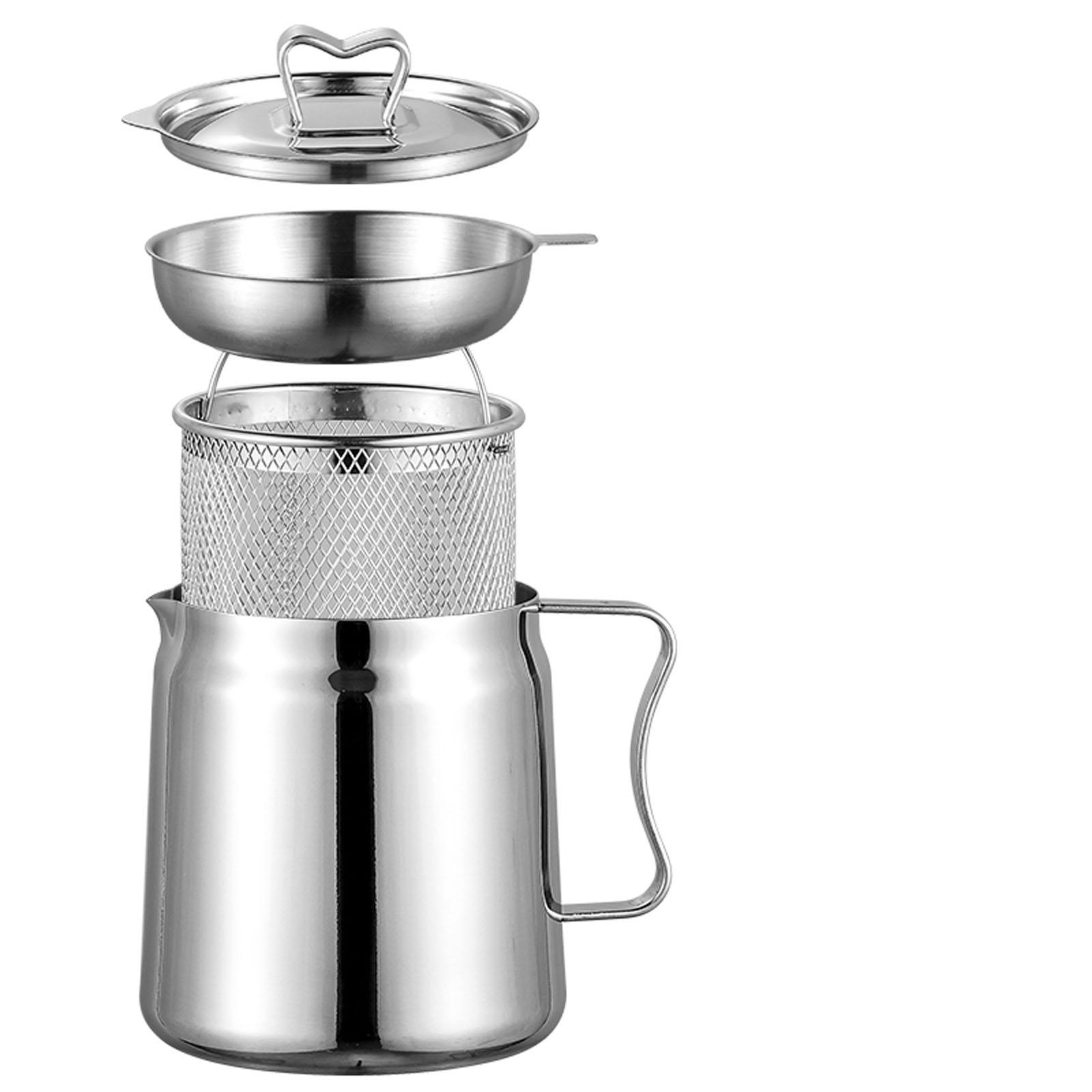 Deep Fryer Set Stainless Oil F - Home Cooking Oil Filter review and price