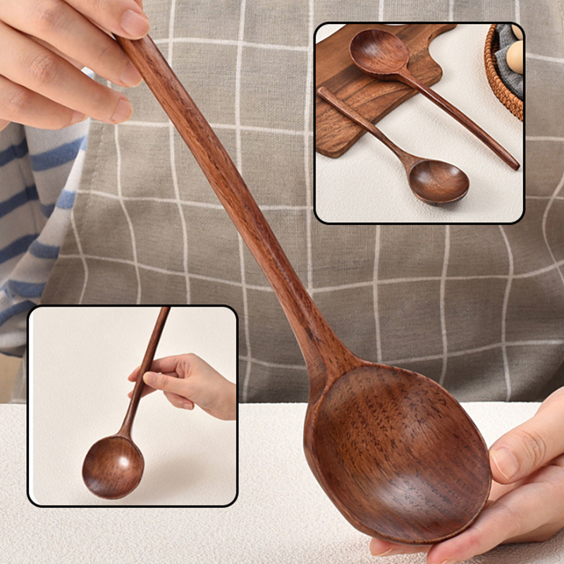 Long Handle Ramen Wooden Spoon - Home Cooking Services review and price
