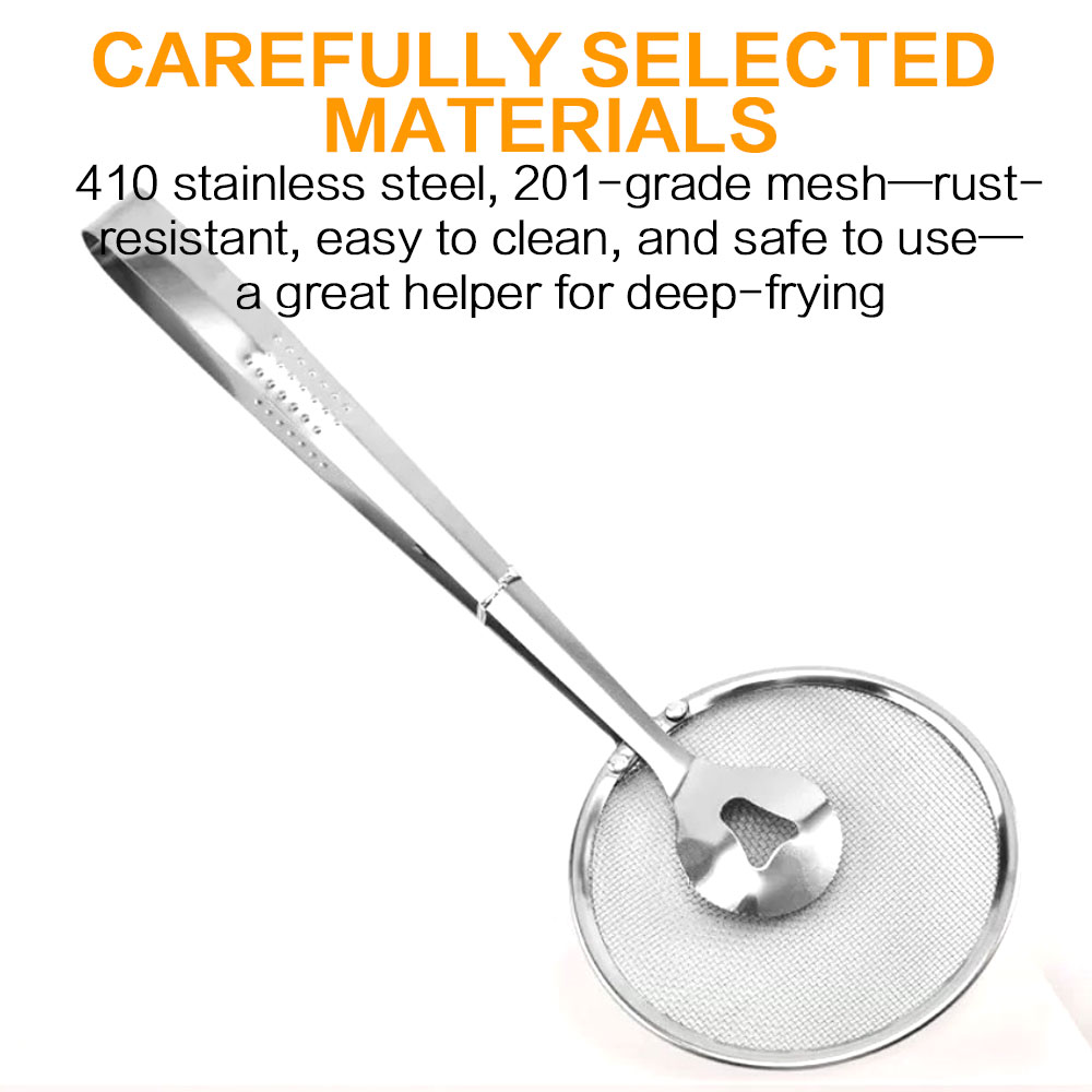 Stainless Steel Fine Mesh Stra - Home Cooking Oil Filter review and price