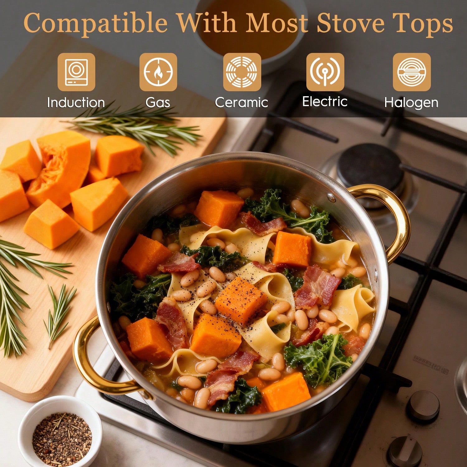 Stainless Steel Pot Set Modern - Home Cooking Restaurant review and price