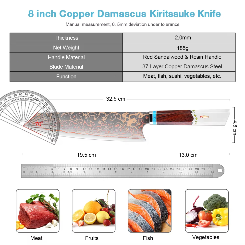 Kiritsuke Chef Knife,8 Inch, 3 - Home Cooking In Japanese review and price