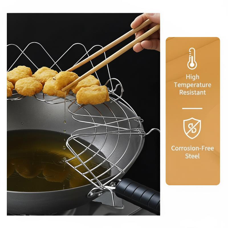 Foldable Stainless Steel Oil F - Home Cooking Oil Filter review and price