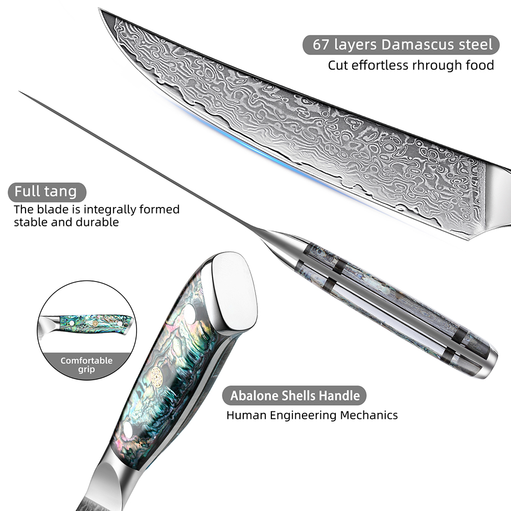 Japanese Damascus Steel Utilit - Home Cooking In Japanese review and price