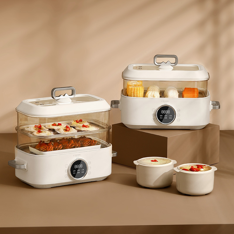 10L 3-in-1 Electric Food Steam - Home Cooking Restaurant review and price