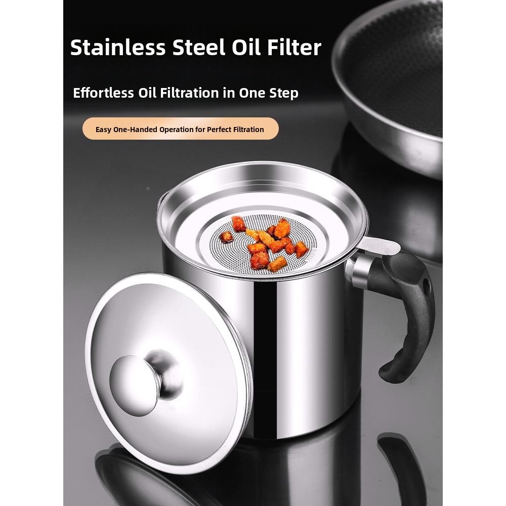 Stainless Steel Oil Bottle Fil - Home Cooking Oil Filter review and price